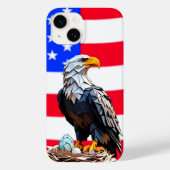 American Origami Eagle  Case-Mate iPhone Hülle (Rückseite)