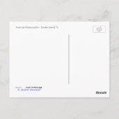 American Oystercatcher Postkarte (Rückseite)