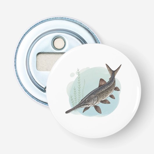 American Paddlefish Flaschenöffner (Vorderseite)