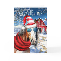 American Paint Horse Funny MARE Weihnachten