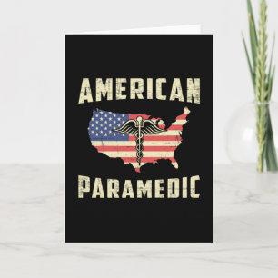 American Paramedic Ambulance EMS EMT Nurse Funny Karte