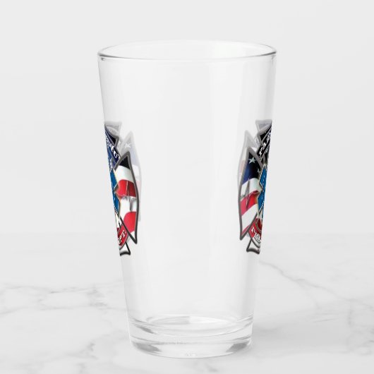 American Paramedic Fire Dept. Glas (Links)