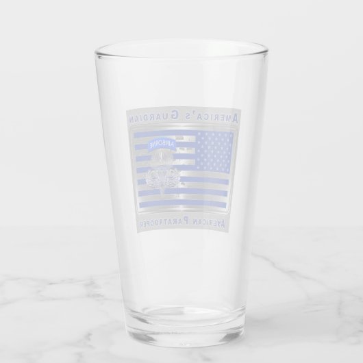 American Paratrooper Steel US Flag Glas (Rückseite)
