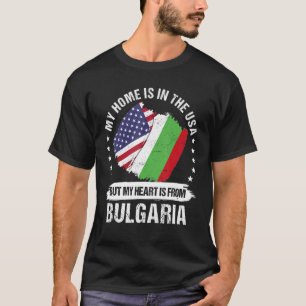 American Patriot Bulgaria Flag American Bulgarisch T-Shirt