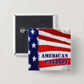 American Patriot Button (Vorne & Hinten)