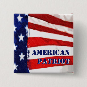 American Patriot Button