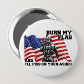 American Patriot Button (Vorne & Hinten)