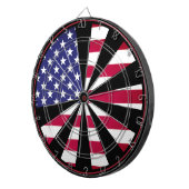 American Patriot Dartboard & Flag USA / Dartspiel Dartscheibe (Vorderseite rechts)