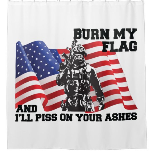 American Patriot Duschvorhang (Vorderseite)