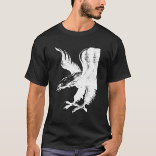 American Patriot Eagle Schwarz-weiß T-Shirt