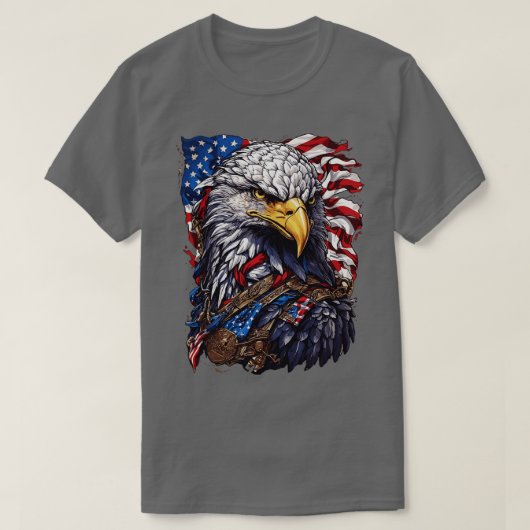 American Patriot Eagle T-Shirt (Design vorne)