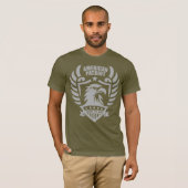 American Patriot - Fatigue Green [Gray design) T-Shirt (Vorne ganz)