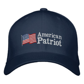 American Patriot Flag B Bestickte Baseballkappe