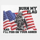 American Patriot Fleecedecke (Vorderseite (Horizontal))