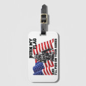 American Patriot Gepäckanhänger (Vorderseite Vertikal)