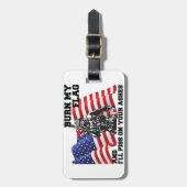 American Patriot  Gepäckanhänger (Vorderseite vertikal)