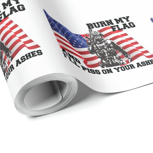 American Patriot Geschenkpapier (Rolleneckpunkt)