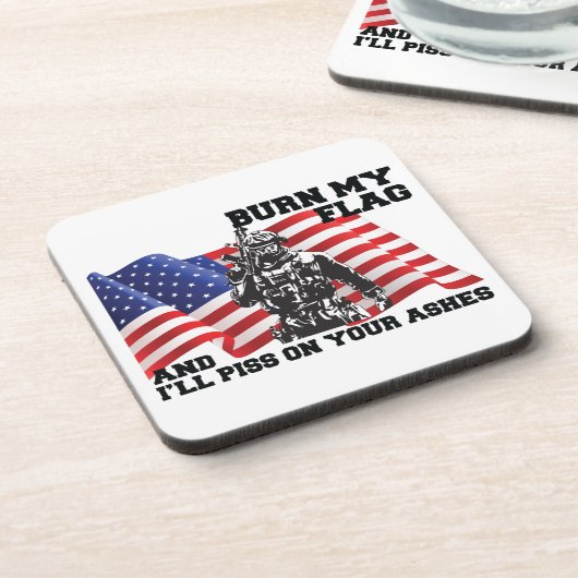 American Patriot Getränkeuntersetzer (Linke Seite)