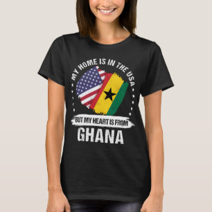 American Patriot Ghana Flag Ghanian Roots T-Shirt