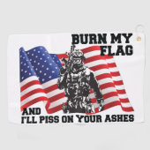 American Patriot Golfhandtuch (Horizontal)