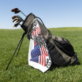American Patriot Golfhandtuch (Gras)