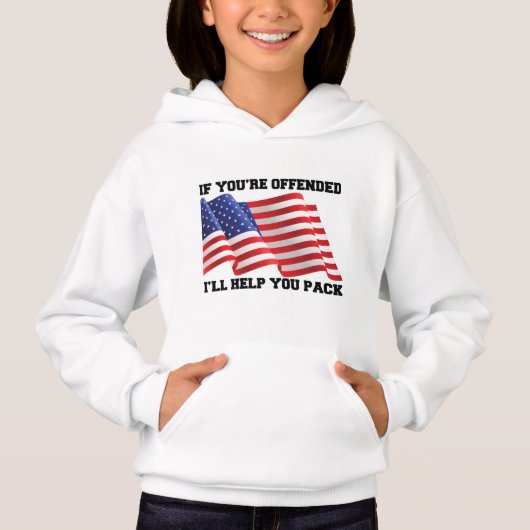American patriot hoodie (Vorderseite)