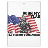 American Patriot Klemmbrett (Rückseite)