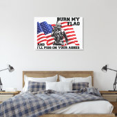 American Patriot Leinwanddruck (Insitu (Schlafzimmer))