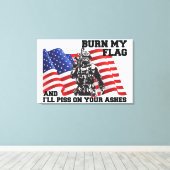 American Patriot Leinwanddruck (Insitu (Holzboden))