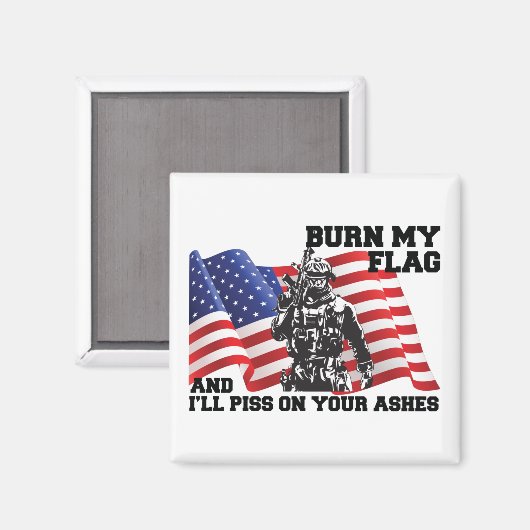 American Patriot Magnet (Vorderseite/Rückseite)