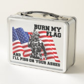 American Patriot Metall Brotdose (Rückseite)