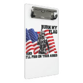 American Patriot Mini Klemmbrett (Schrägansicht)