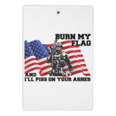 American Patriot Mini Klemmbrett (Rückseite)