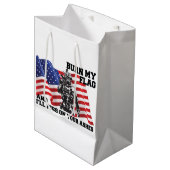 American Patriot Mittlere Geschenktüte (Vorderseite Schrägansicht)