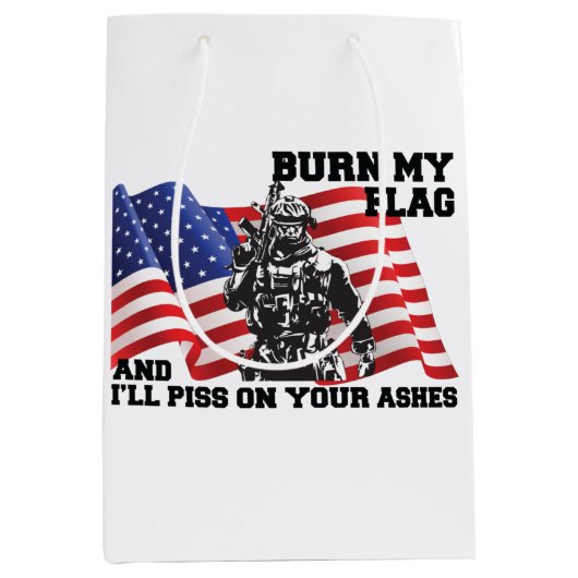 American Patriot Mittlere Geschenktüte (Vorderseite)