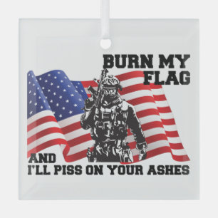 American Patriot Ornament Aus Glas