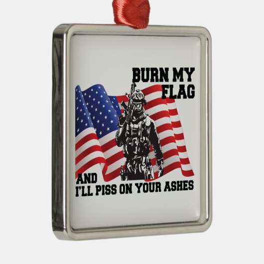 American Patriot Ornament Aus Metall (Rechts)