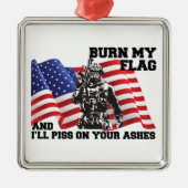 American Patriot Ornament Aus Metall (Vorne)