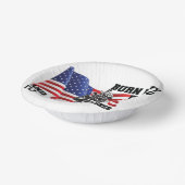American Patriot Pappteller (Gewinkelt)