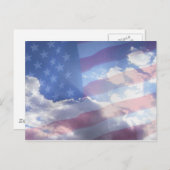 American Patriot Postkarte (Vorne/Hinten)