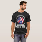 American Patriot Puerto Rico Flag America Puerto R T-Shirt (Vorne ganz)
