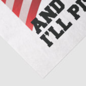 American Patriot Seidenpapier (Ausschnitt)