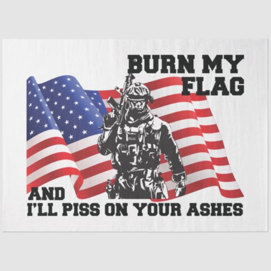 American Patriot Seidenpapier (Vorderseite)