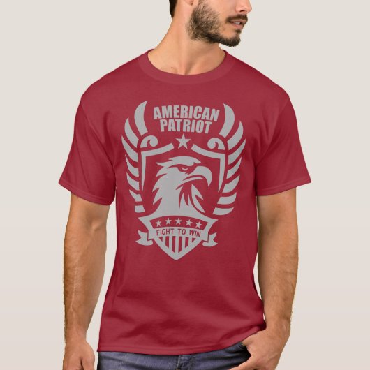 American Patriot Tee - Jarhead Maroon (Vorderseite)
