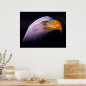 American Patriotic Bald Eagle, Nationales Symbol Poster (Küche)