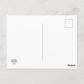 American Patriotic Chalkboard Stars Typography Postkarte (Rückseite)