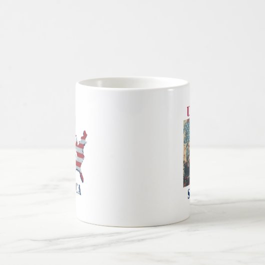 American Patriotic Design Kaffeetasse (Mittel)