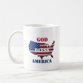 American Patriotic Design Kaffeetasse