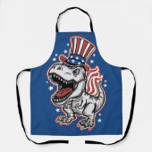 American Patriotic Dinosaurier Schürze (Vorderseite)