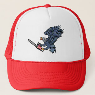 American Patriotic, Eagle Chainssaw Trucker Hat Truckerkappe